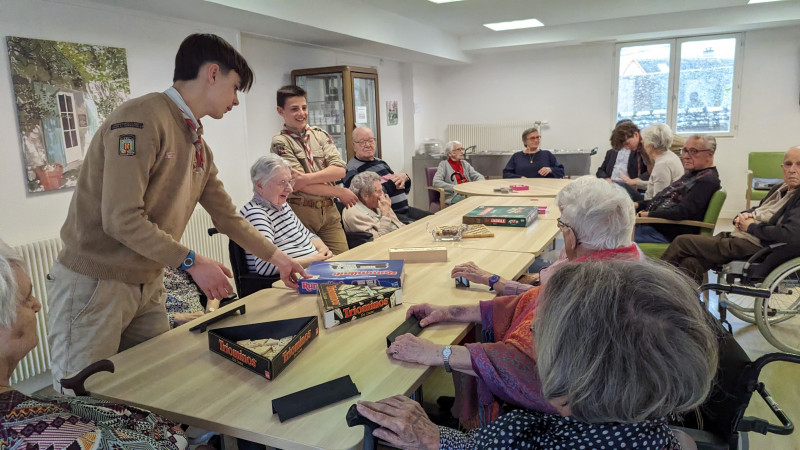 Rencontre avec des Scouts