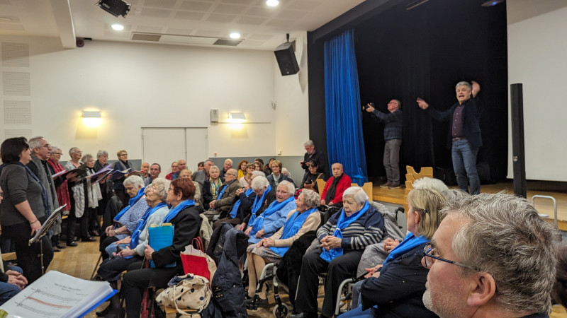 Première représentation de la Chorale les "Les Marlousettes"