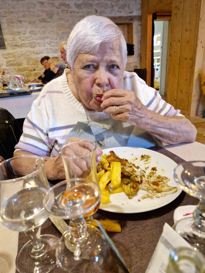 Sortie au restaurant pour les résidents du PASA