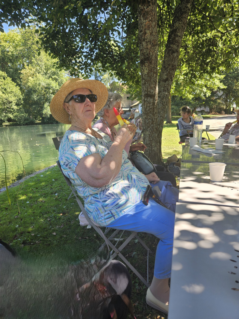 Sortie estivale au parc de la Bouzaise