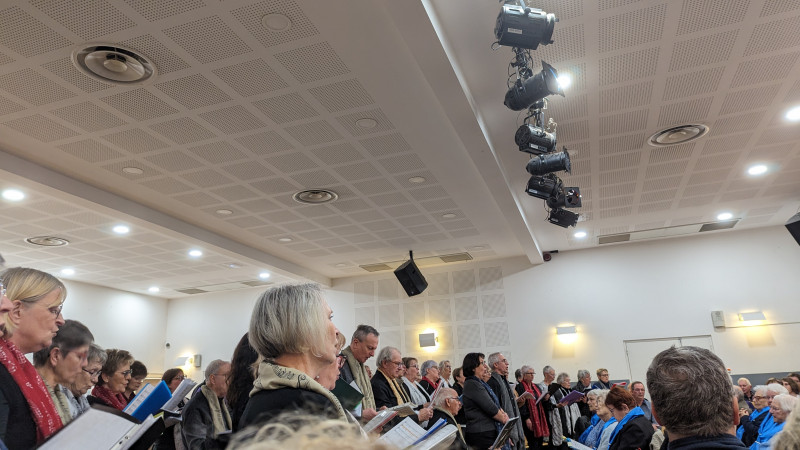 Première représentation de la Chorale les "Les Marlousettes"