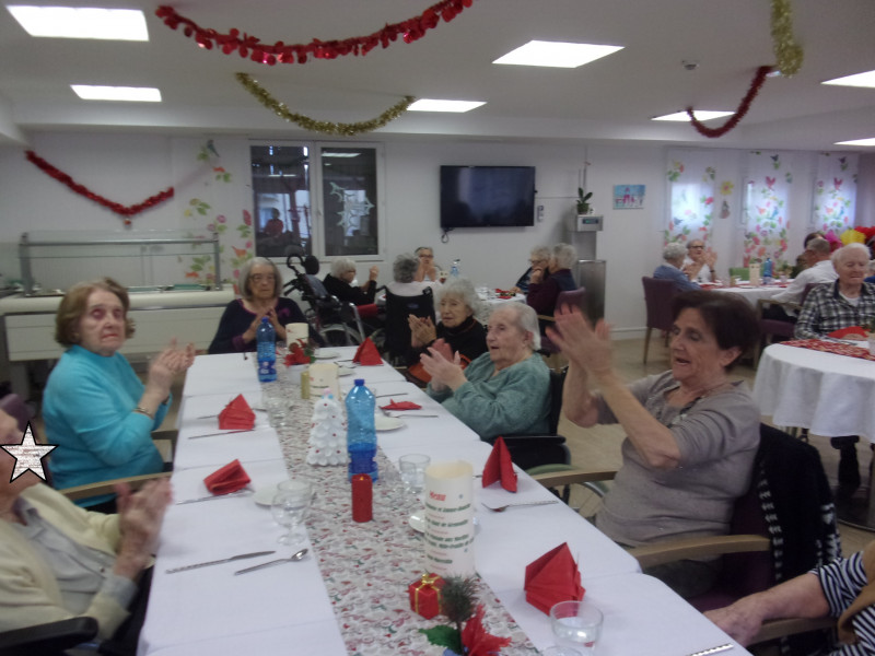 Repas de Noël des familles