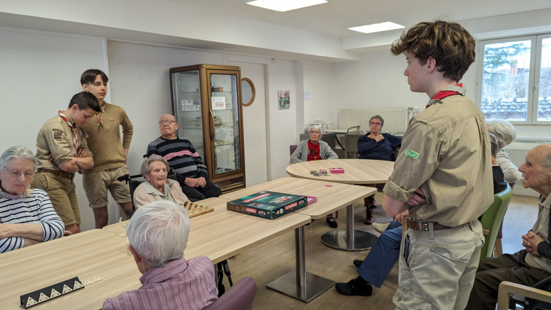 Rencontre avec des Scouts