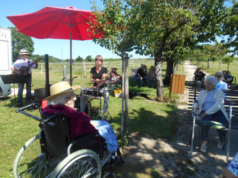 Après midi chansons dans le parc