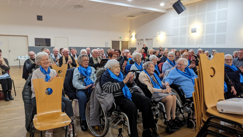 Première représentation de la Chorale les "Les Marlousettes"