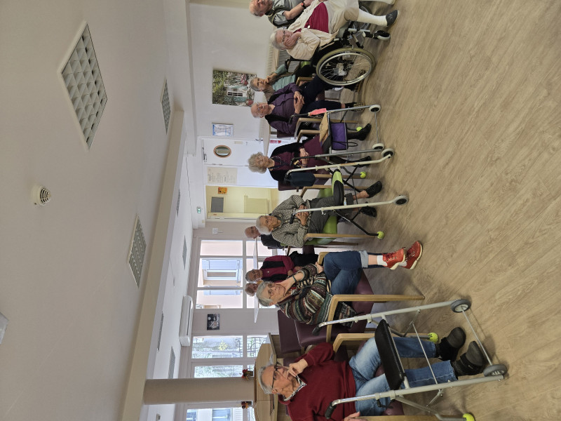 Un moment de partage autour de l’histoire de Cluny