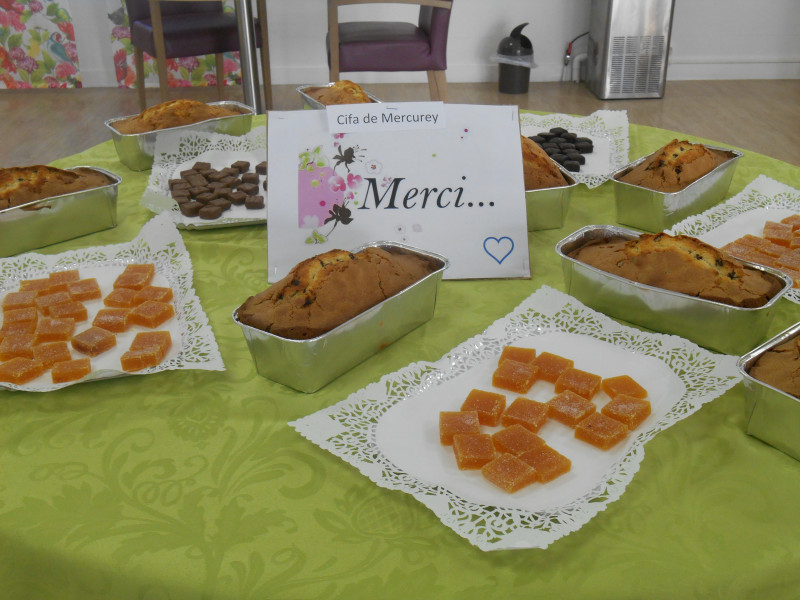 Gâteau fait par le CIFA de Mercurey