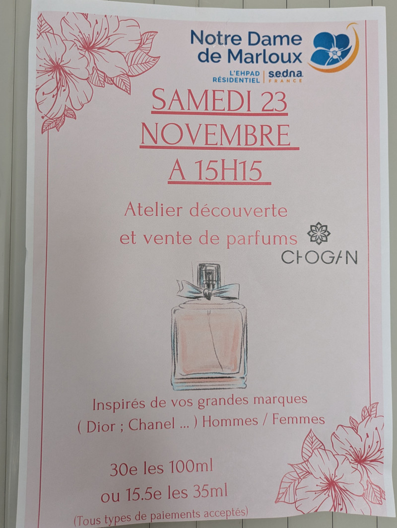 Vente de Parfum