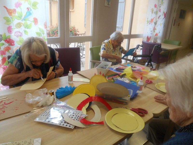 Atelier créatif sur l'été