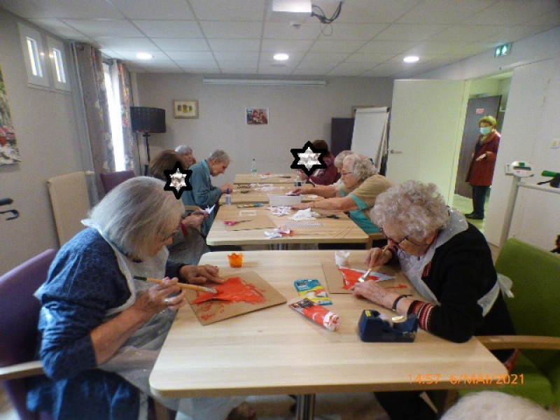 Atelier créatif pour repas guinguette